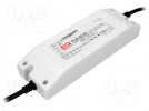 Zasilacz: impulsowy; LED; 46W; 20VDC; 15÷20VDC; 2,3A; 90÷264VAC