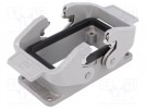 Enclosure: for Han connectors; Han; size 10B; with double latch