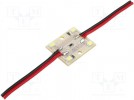 LED module; 0.48W; No.of diodes:4; white; 21(typ)lm; 120°; 12VDC