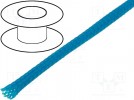 Oplot; poliester; 3÷7,nom.4mm; niebieski; Opakowanie:100m
