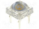 LED super flux; 7,62x7,62mm; biały ciepły; 1560-2180mcd; 7-9lm