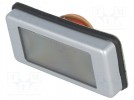 Panel temperature meter; LCD; -10÷220°C; 21.4x43.5x7mm; Ø5mm