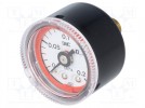 Manometr; R 1/8"; zewnętrzny; Ciśnienie robocze:0÷2bar; Ø:37,5mm