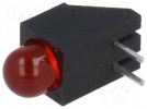 LED; w obudowie; Il.diod:1; 5mm; THT; czerwony; 8-30mcd; 60°