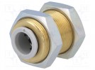 Push-in fitting; threaded,straight; M20; outside; -1÷10bar