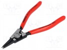 Pliers; internal circlip; Ring: internal; 10÷25mm