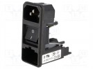 Steckverbinder: zur AC-Stromversorgung; IEC 60320; KD; Buchse