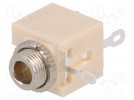 Socket; Jack 3,5mm; female; stereo; ways: 3; for panel mounting