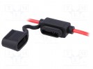 Fuse holder; UNIVAL series; 19mm; Mounting: in-line, on cable