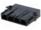 Wtyk; przewód-płytka; męskie; Seria: Mini-Fit Sr; 10mm; PIN: 4; 600V