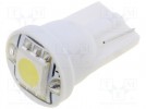 Lampka LED; biały naturalny; W2,1x9,5d; 22(typ)lm; Il.diod:1