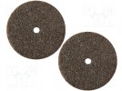 Tool accessories: grinding wheels; Ø:22mm; steel; Pcs:2