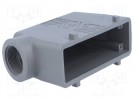Gehäuse: für HDC-Steckverbinder; T-Type; Größe 104.27; IP65; M32