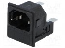 Steckverbinder: zur AC-Stromversorgung; IEC 60320; Buchse; 10A
