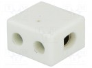 Listwa zaciskowa; tory:1; zacisk śrubowy; 10mm2; 450V