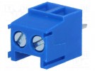 Listwa zaciskowa; 3,5mm; kątowe 90°; 1mm2; tory:2; 12A; H:9,1mm