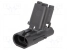 Steckverbinder: Leitung-Leitung; Weather Pack; Stecker; männlich