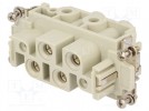 Connector: rectangular; female; CX; PIN:4; size 77.27; 80A; 690V