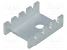 Radiator: gepresst; U; TO202,TO220; L: 19,05mm; W: 13,21mm; H: 6,35mm