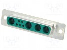 Spezielle D-Sub; PIN: 9(4+5); Stecker; weiblich; Löten; 47,04mm