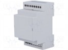 Gehäuse: für DIN-Schiene; MODULBOX; W:53mm; H:90mm; D:58mm; noryl