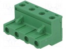 Listwa zaciskowa rozłączalna; 7,5mm; tory: 4; proste; wtyk; 2,5mm2