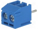 Listwa zaciskowa; 3,5mm; kątowe 90°; 0,12÷0,9mm2; tory:2; 7A; 250V