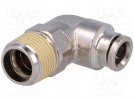 Złączka metalowa; kątowa; BSP 3/8"