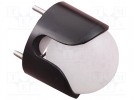 Kulka podporowa; H:27,9mm; Mat.mocowania: plastik; przykręcany