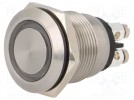 Schalter: vandalensicher; 1-stellig; SPST-NO; 0,05A/24VDC; IP66