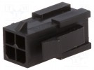 Złącze: przewód-przewód; wtyk; męskie; PIN: 4; Micro-Fit 3.0; 3mm