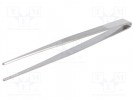 Tweezers; Tweezers len:155mm; Blades: straight; Tip width:3.5mm
