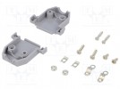 Gehäuse: für D-Sub-Steckverbinder; D-Sub 15pin,D-Sub HD 26pin