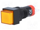 Switch: push-button; 1-position; SPDT; 0.5A/250VAC; 1A/24VDC; IP40