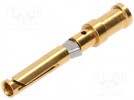 Styk; żeńskie; 1,5mm2; 16AWG; Han D HMC, Han DD HMC; złocony; 10A
