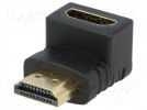 Adapter; HDMI socket 270°, HDMI plug