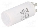 Capacitor: polypropylene; motors, run; 2.5uF; 450V; Ø30x60mm; ±5%