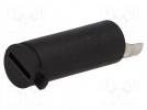 Adapter; cylindrical fuses; 6.3x32mm; 10A; 250V; -25÷70°C