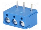 Listwa zaciskowa; 5mm; proste; 2,5mm2; tory:3; 16A; H:9mm; 250V