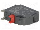 Element stykowy; NC; 3A/240VAC; 0,55A/125VDC; 22mm; -25÷70°C