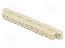 Steckverbinder: DIN 41612; Stecker; weiblich; PIN: 32; gerade; THT