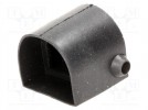 Lateral plug; -20÷55°C; black