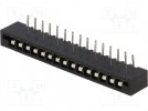 Connector: FFC (FPC); angled 90°; PIN:15; NON-ZIF; THT; tinned