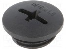 Stopper; M16; IP54; Mat: polyamide; black; Man.series: SKINDICHT