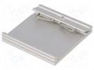 DIN-schienen-halter; 50mm; Schiene: TS35