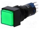 Switch: push-button; 1-position; SPDT; 0.5A/250VAC; 1A/24VDC; IP40