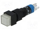 Switch: push-button; 1-position; SPDT; 0.5A/250VAC; 1A/24VDC; none