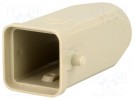 Enclosure: for Han connectors; Han; size 3A; for cable; for latch