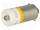 LED-Leuchten; gelb; BA9S; 24V; Anz.Dioden: 1