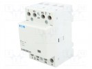 Stycznik:4-biegunowy instalacyjny; 230VAC; 63A; NC x2 + NO x2